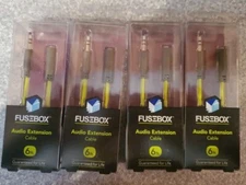 Fusebox Audio Extension Cable 6 Ft. Lot Of 4