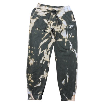 Acid Wash Graphic Joggers Womens Charcoal Split Hem Acid Wash