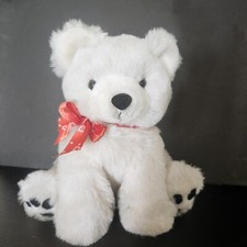 Vintage 1989 Fiesta Plush Bear 10" Sitting Stuffed Animal Teddy Bear