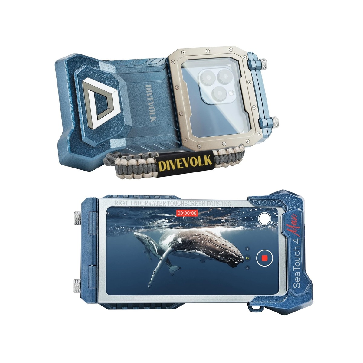 DIVEVOLK Diving Phone Case compatiable for iPhone 12/12 Pro/12 Pro