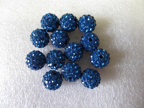 10 - 50pcs 10mm Crystal Ball Disco Beads For Necklaces Bracelets UK Seller - Picture 6 of 19
