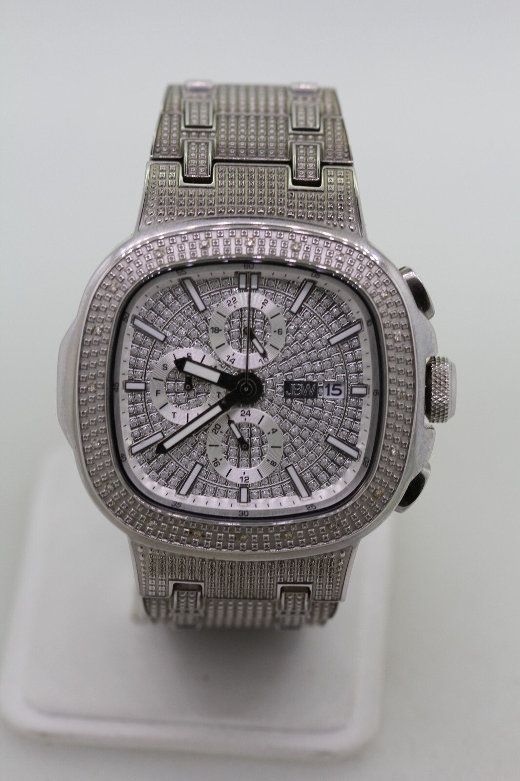 JBW Heist Quartz Diamond Silver Dial Men's Watch Item No. J6380D 738964032330 eBay