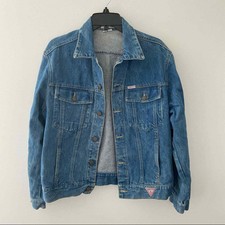 Vintage Guess Georges Marciano Denim Jean Trucker Jacket L