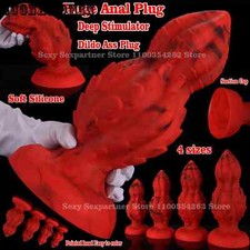 12.5cm Huge Anal Plug Big Anus Dildo Deep Dilator Stimulator ButtPlug Soft Toy