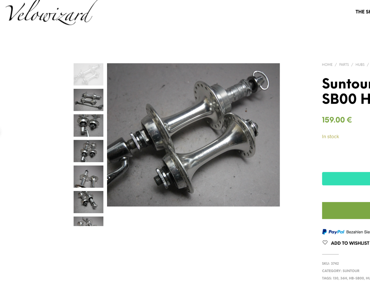 再々値下げしましたSuntour Superbe Pro カスタムハブ 再々値下げしましたSuntour Superbe Pro カスタムハブ