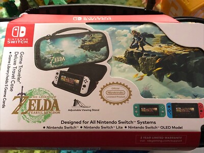 Mint🎁Nintendo Switch OLED Game Travel Case Zelda Tears of the Kingdom Sky  Link