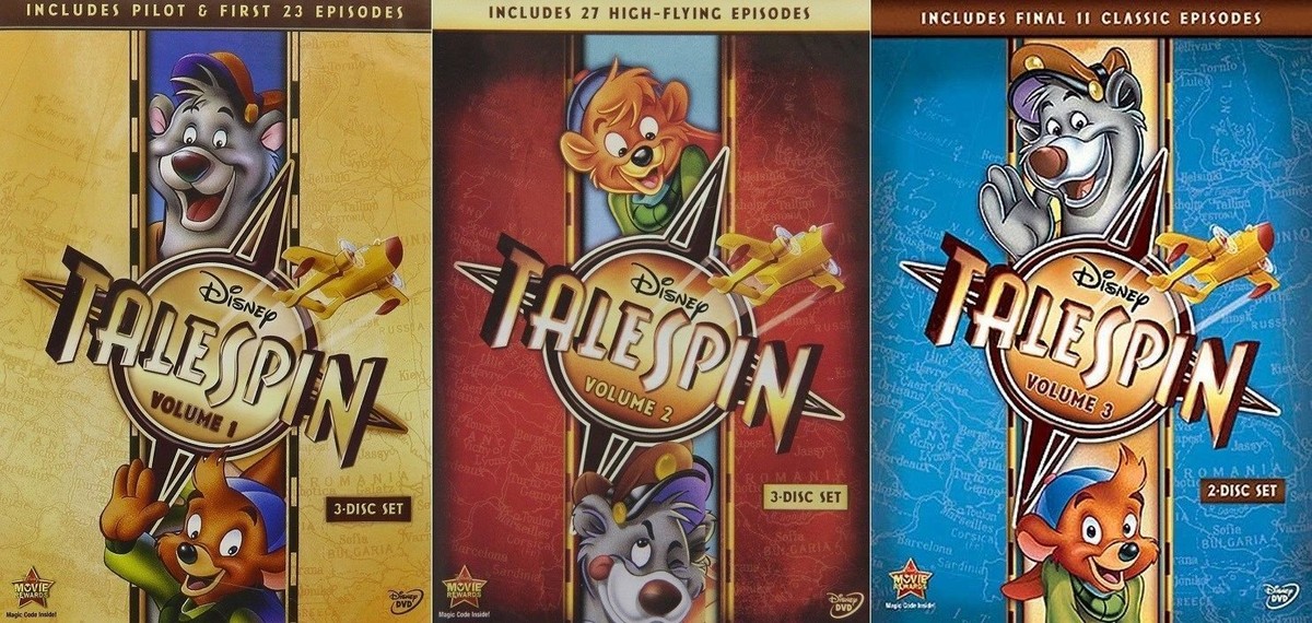 Disney TaleSpin: Volumes 1 2 3 Complete Series [DVD Box Set