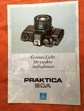 Pentacon Praktica BCA A4 Brochure - Text.German - Classic-Camera-STORE DD