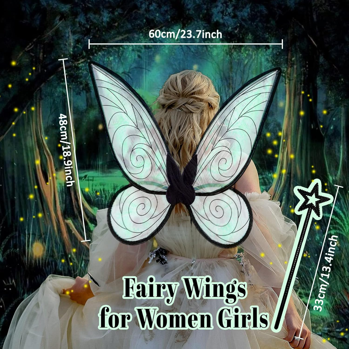 Ali Da Fata A Forma Di Farfalla Per Bambini E Adulti - Per Costumi E Feste | Brillanti E Colorate - Foto 5
