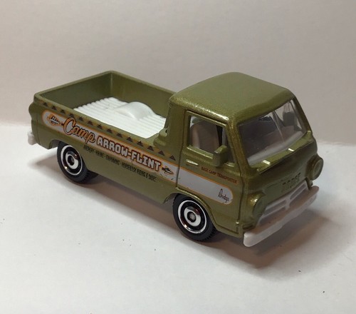 Matchbox 2019 '35 Ford Pickup Camion #21 - Grigio/Verde/Giallo - Serie MBX Construction Scala 1/64