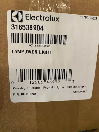Genuine Electrolux / Frigidaire 316538904 Range Lamp - BUY MORE & SAVE!!