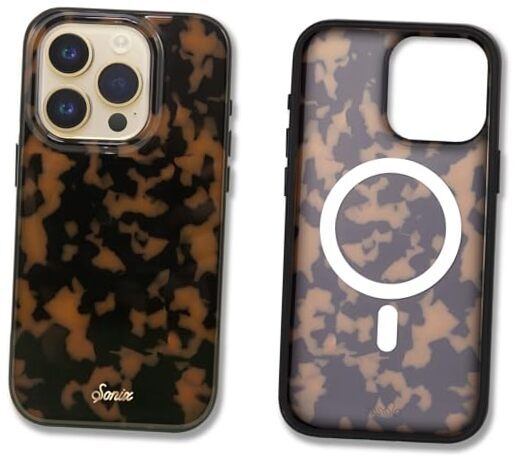 Case for | Compatible with MagSafe | 10ft iPhone 15 Pro Marble - Brown Tort