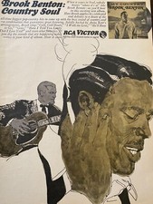 Brook Benton, My Country, Full Page Vintage Promotional Ad
