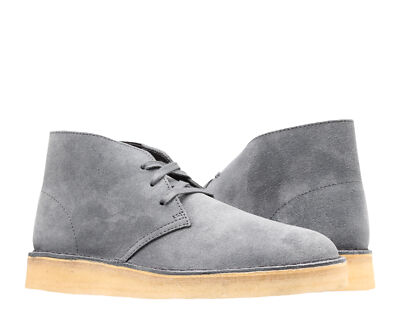 Clarks Originals Desert Coal Blue Suede Men's Chukka Boots