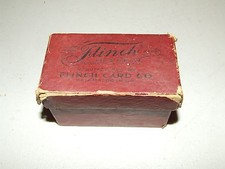 Antique 19th C. "Flinch" Victorian Card Game w/Box - Flinch Card Co Kalamazoo MI