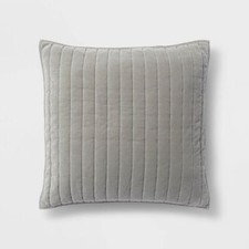 Threshold Pillow Sham Velvet Quilted OEKO-TEX...