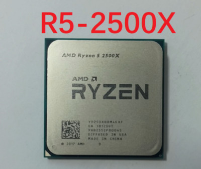 AMD Ryzen 5 2500X AM4 CPU Quad-Core 3.6 GHz 8MB 65W Processor R5-2500X