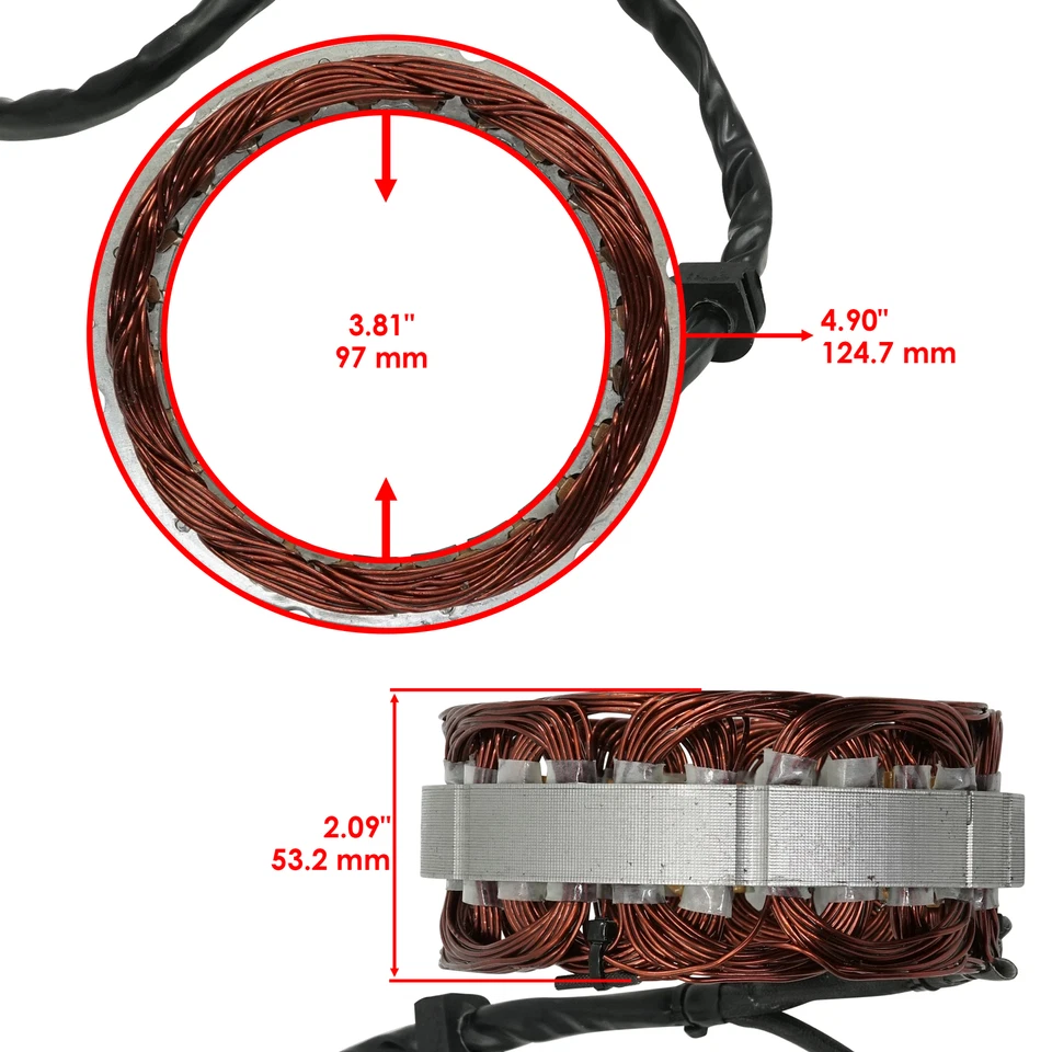 Stator for Honda CB900F CB 900 F F2  Bol d'Or 1981 1982 / CB1100F 1983 Magneto - Image 2 of 4