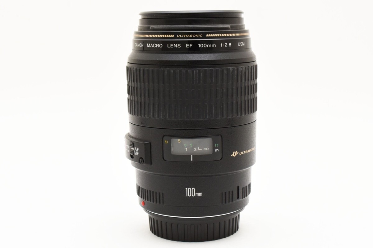 Canon EF 100mm F/2.8 Macro USM Portrait Prime Lens Excellent