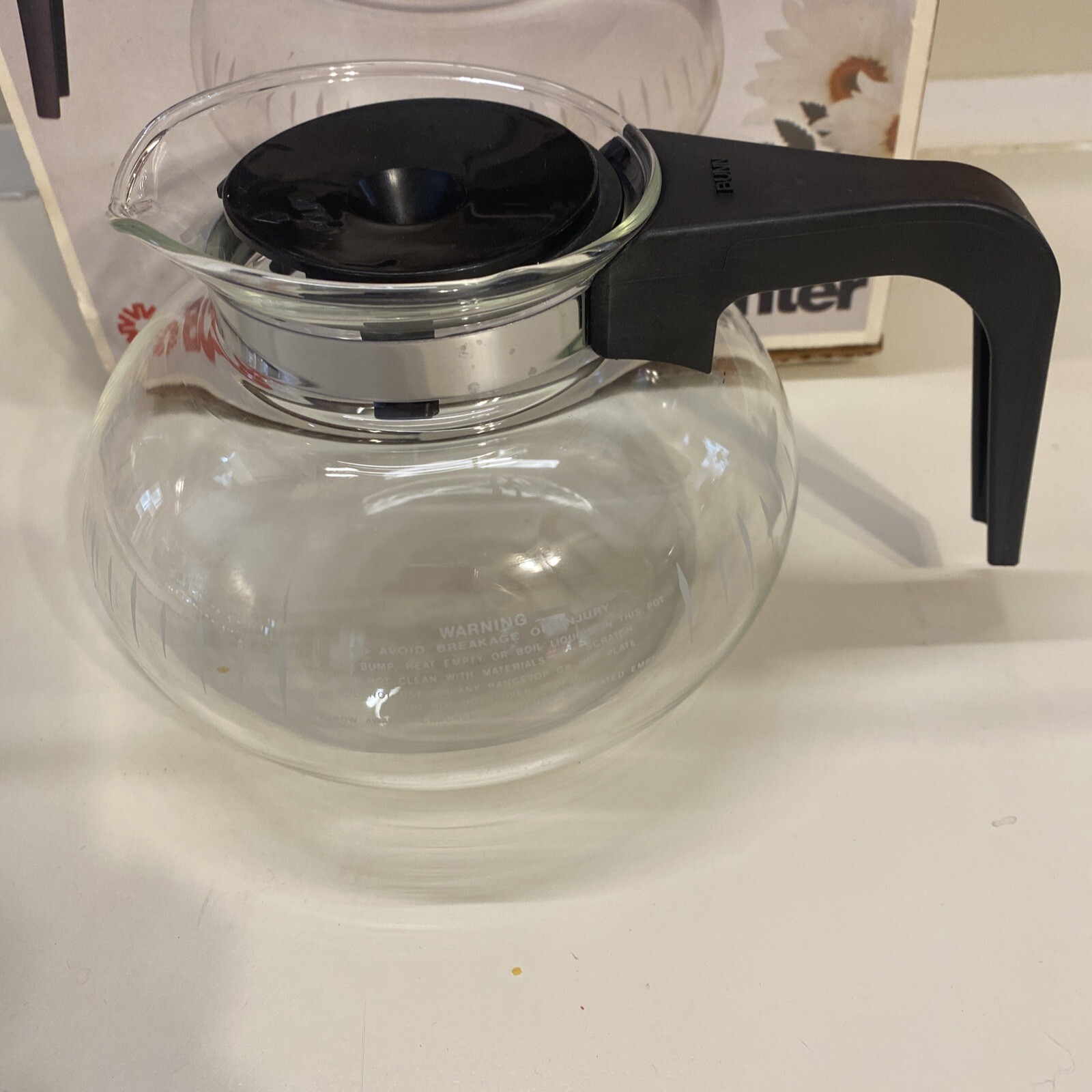 Vintage Bunn Coffee Decanter Replacement Glass Pot Easy Pour Retro With