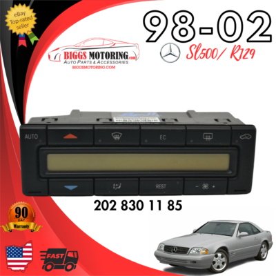 1998-2002 Mercedes Benz SL500 R129 Ac Heater Climate Control Unit