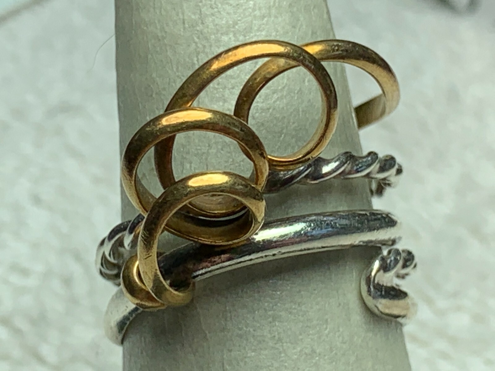 Sterling Silver 925 Unique Design Adjustable Ring… - image 7