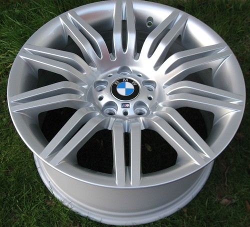 One BMW 19" Twin Spoke Spider Alloy Wheel 9.5J Rear 5 E60 172 172m Sport Spyder - Bild 2 von 7
