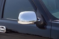 Chrome Abs Deluxe Mirror Covers For 2002-2006 Cadillac Escalade Ext on sale Chrome Abs Deluxe Mirror Covers For 2002-2006 Cadillac Escalade Ext on sale