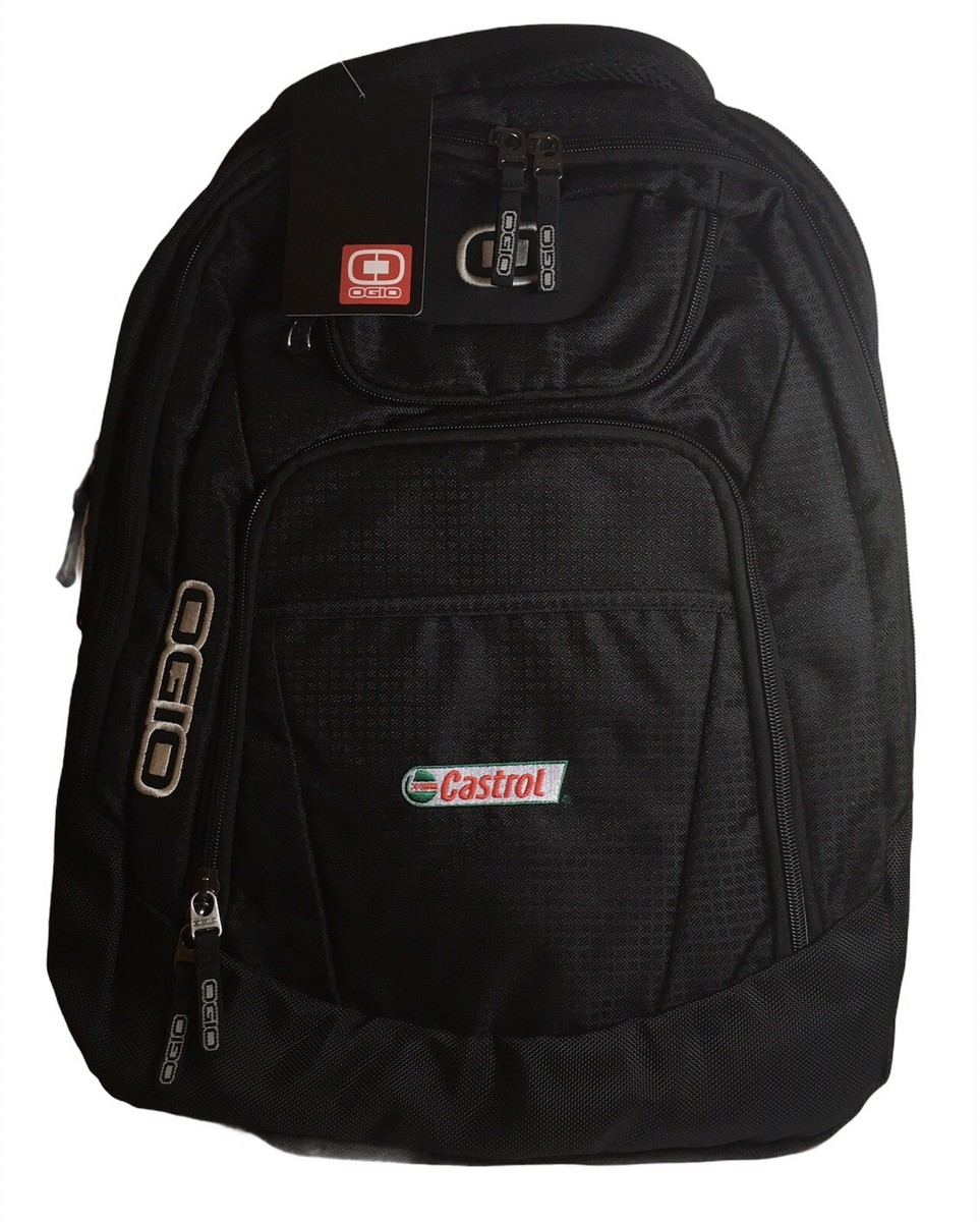 AUTHENTIC OGIO Excelsior Black Backpack Castrol Laptop Work School - Main Image