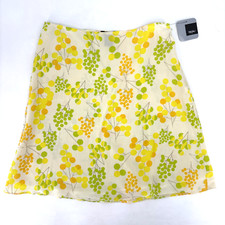 Y2K Vtg Silk Chiffon Floral Skirt Spring Summer Easter 10 Fairycore Flower NEW