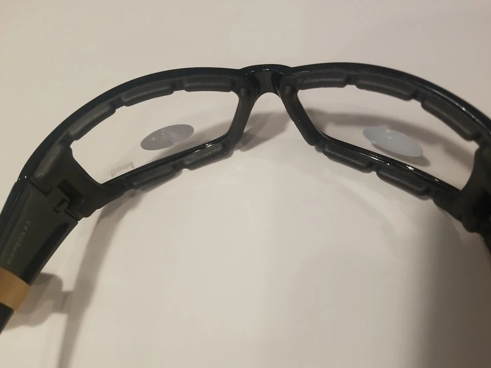 Pugs Motorcycle Sunglass Womans Ripper RP-5 Clear lens w/ Black frame - Image 4 of 4