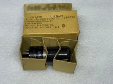 WWII Army Navy RCA JAN CRC-6V6GT/G VT 107A Vacuum Tube, NIB NOS