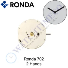 Genuine Ronda 702 Watch Movement Swiss Parts 2 Hands