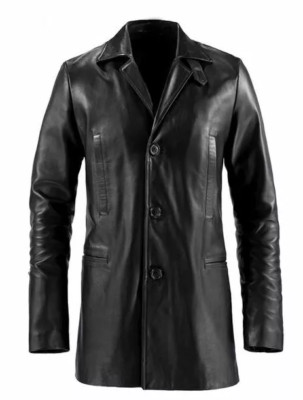 Max Payne Black Leather Coat Men's Casual Lambskin Genuine Real Leather Jacket
