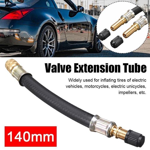 1/2x Reifen Ventilverlängerung Auto Fahrrad Motorrad-Ventil Lkw Adapter/🥇