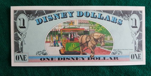DISNEY DOLLARS - TOPOLINO 1 DOLLARO BANCONOTA SERIE 1988 .....RARA USA - Foto 4 di 6
