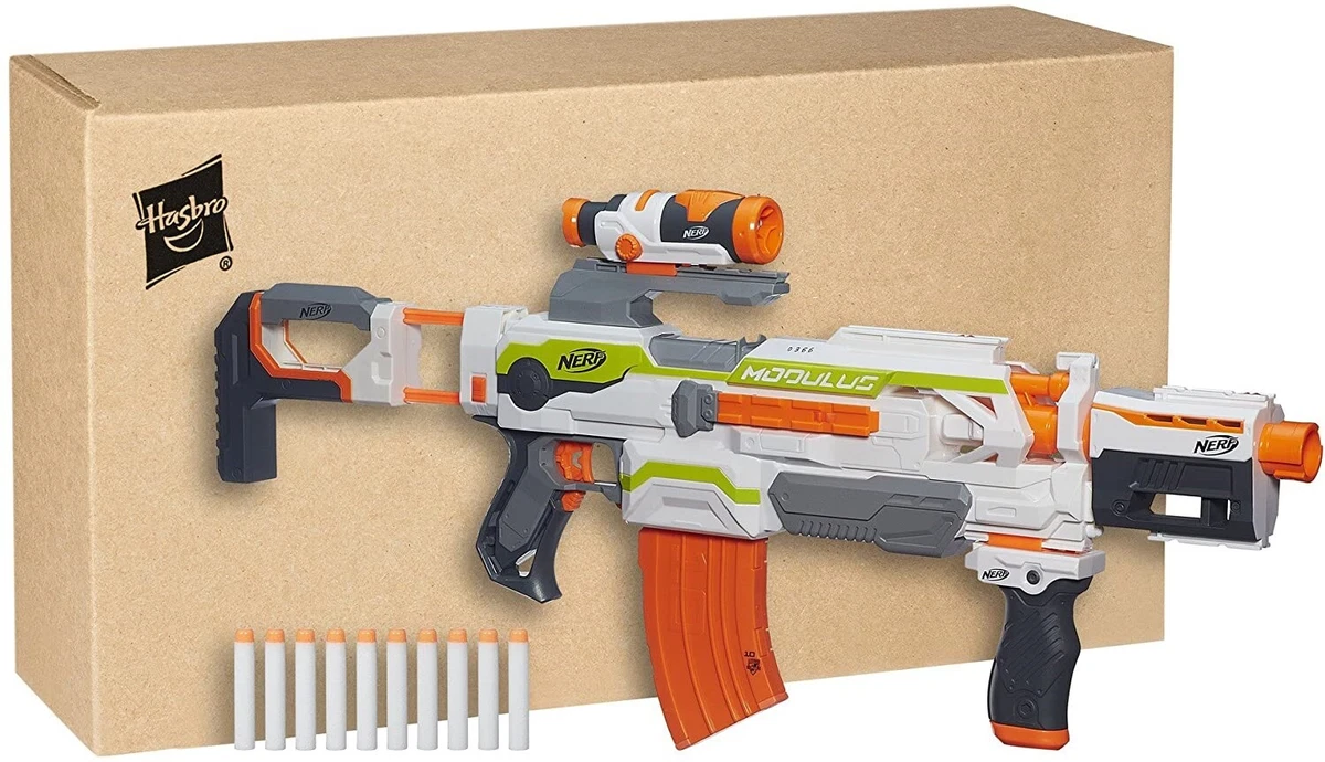 Nerf N-Strike Modulus 30+ Combinations ECS-10 Blaster Ages 8+ Toy