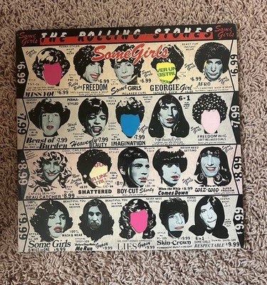 The Rolling Stones Some Girls Vinyl LP Record (1978) COC-39108 VG