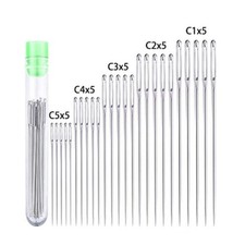 25Pcs Large Eye Stitching Needles Sewing Needles Leather Needle C1/C2/C3/C4/C5