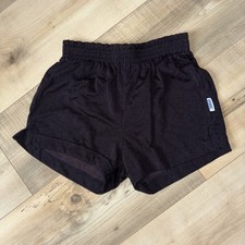 Vintage Bike Youth Athletic Shorts Size Large Nylon/Cotton Black USA Made