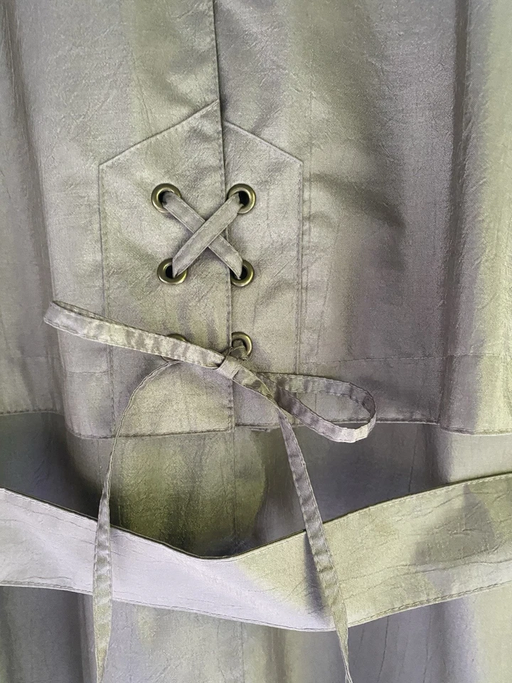 Gabardina impermeable British Mist para mujer vintage caqui talla 13/14 forro extraíble Foto 4 de 4