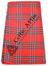 Royal Stewart Tartan 8 Yard Scottish Kilt - Made to Order By Celtic Attire