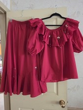 Malco Modes Vintage Western Square Dance Outfit Women's Size XL