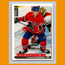 Turner Stevenson #167 1995-96 Collectors Choice Montreal Canadiens Hockey Card