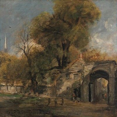 John Constable - Harnham Gate, Salisbury - Art Print on Paper or Canvas