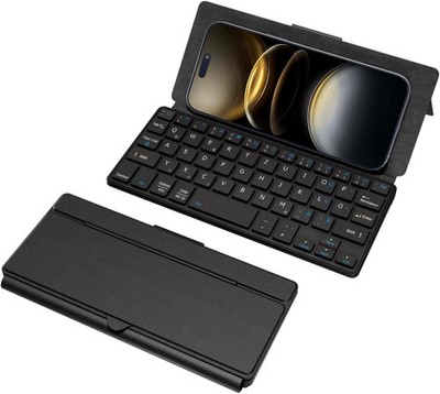 Dual Bluetooth Keyboard for Mobile Phone, Mini Portable Wireless Keyboard for