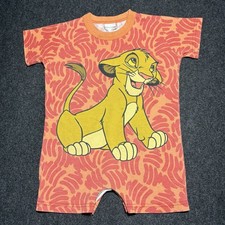 Vintage Lion King Kids Romper All Over Print AOP Multicolor One Piece 90’s