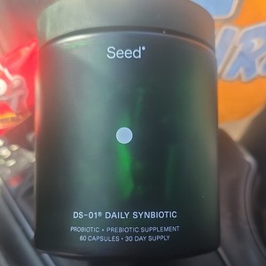 Seed DS-01 Daily Synbiotic Probiotic + Prebiotic 60 Caps 30-Day No Refrigeration