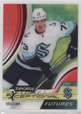 2021-22 Upper Deck Synergy Exceptional Futures Red 384/499 Kole Lind #EF-KL mq5