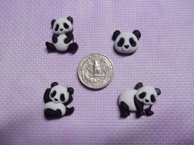 Panda needle minders by SandrasStitchStash